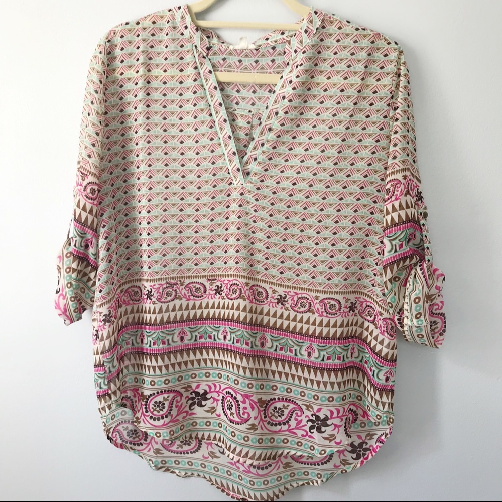 En Créme Shell Top - Size M